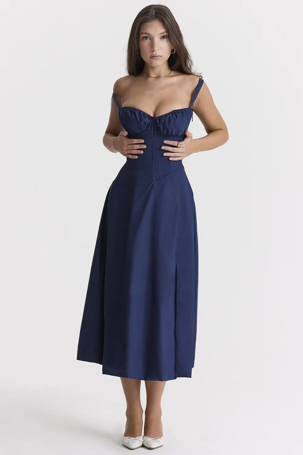 Sweetheart Corset Maxi Dress | Elegant Evening GownClistos