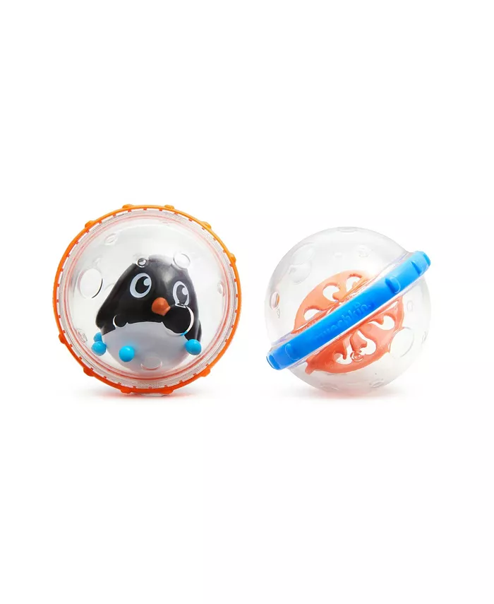 Munchkin Float and Play Bubbles Baby Bath Toy, 2 Pack