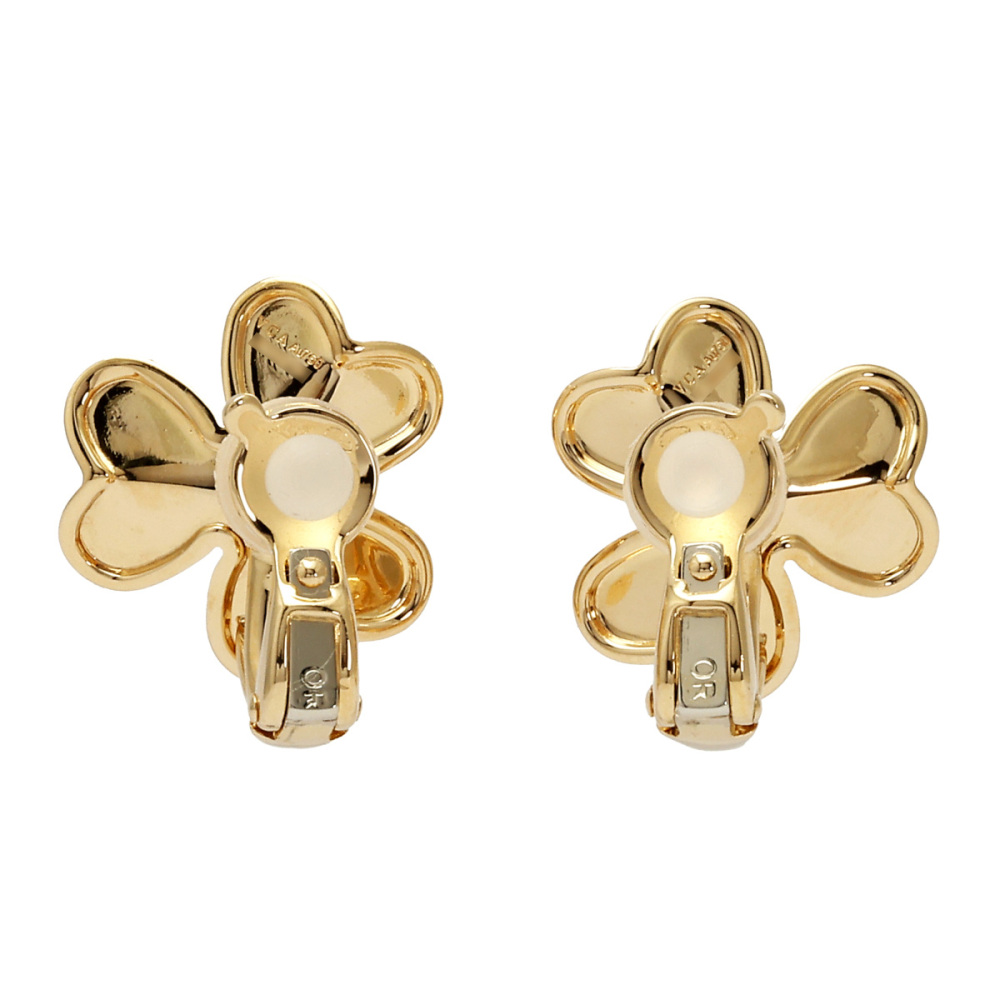 Van Cleef & Arpels Frivole Earrings 18K Yellow Gold VCARB65700