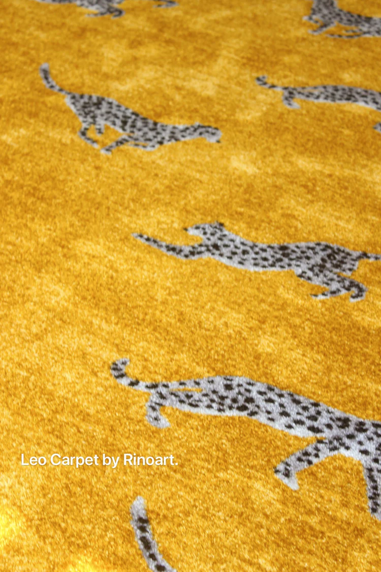 CP016 - California Newport Beach Bright Yellow Wool Carpet Living Room With Natural Light Sofa Coffee Table Blanket