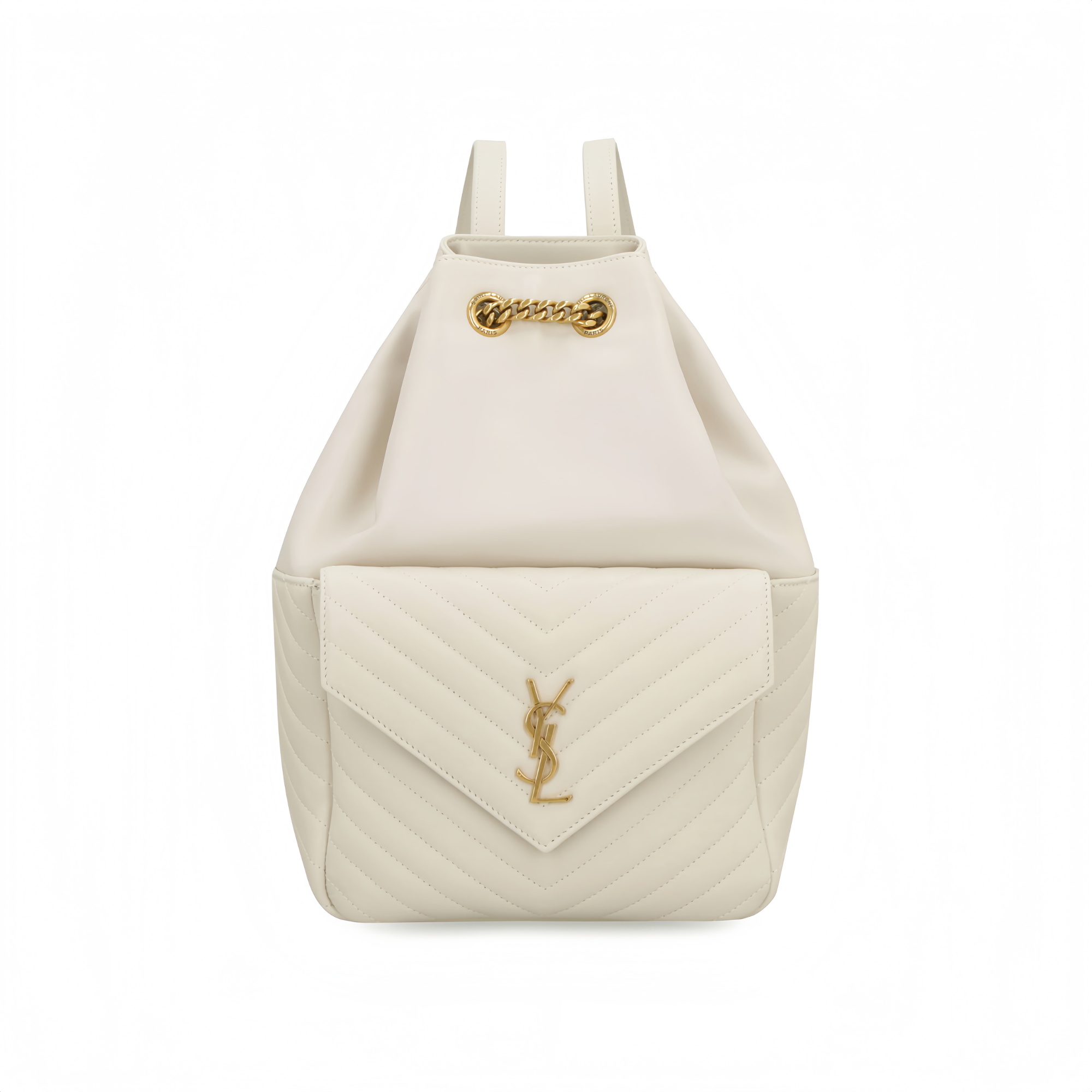 Saint Laurent Joe Backpack In Beige 29Cm