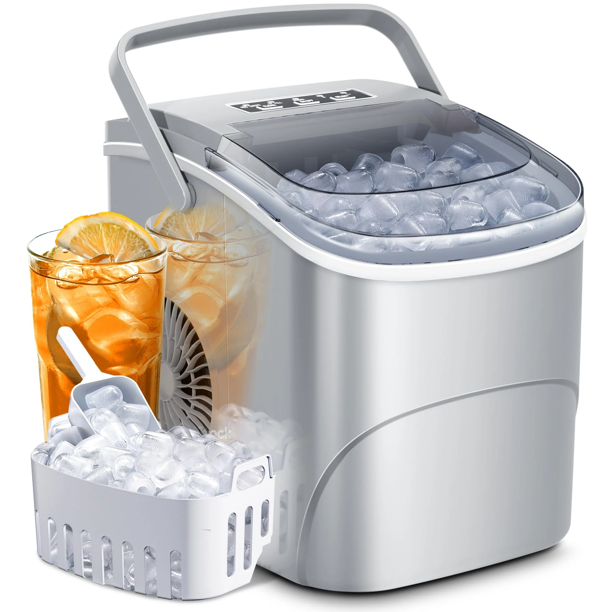 Kismile Ice Makers Countertop with Handle Z5812B