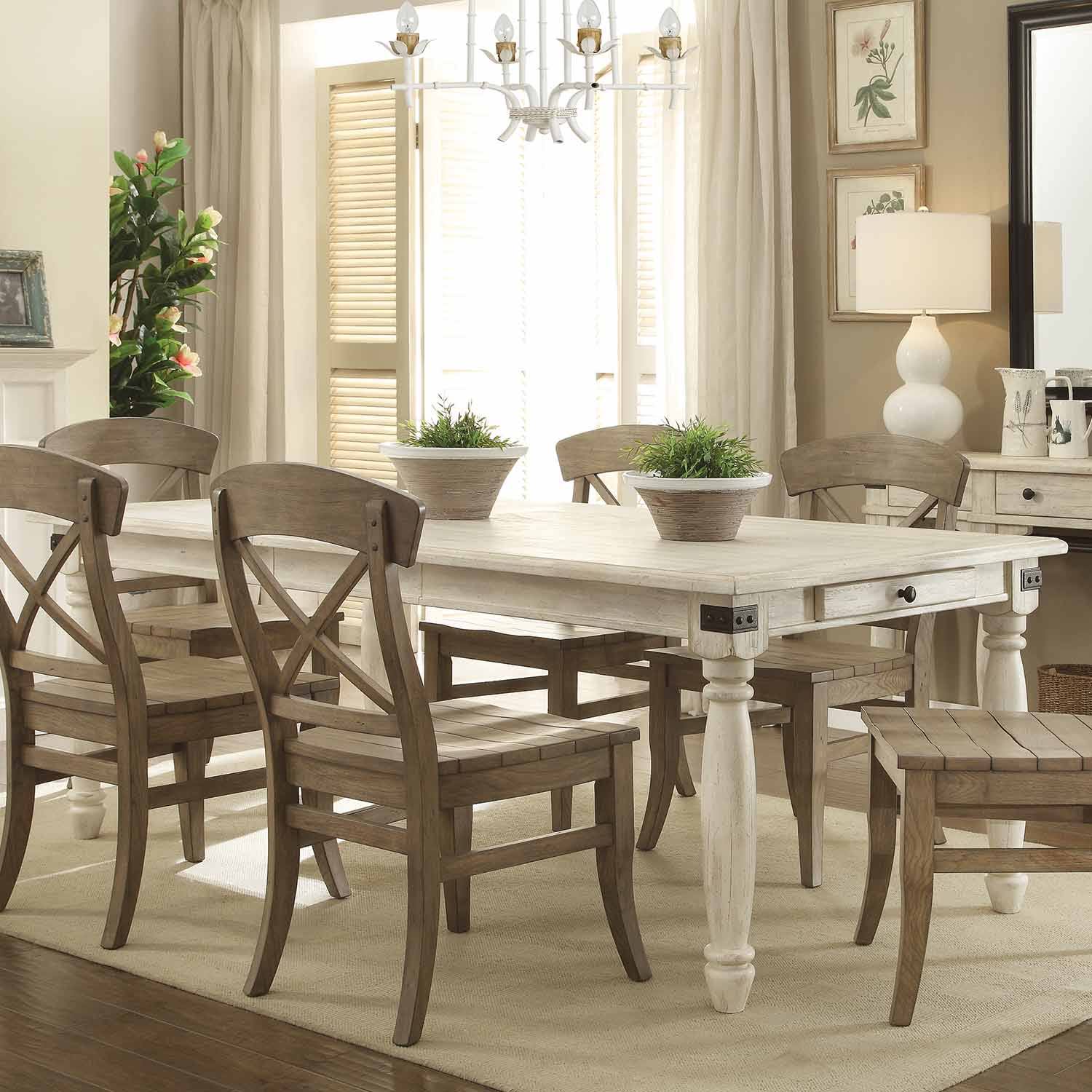 Riverside Furniture Regan X-Back Dining Side Chair