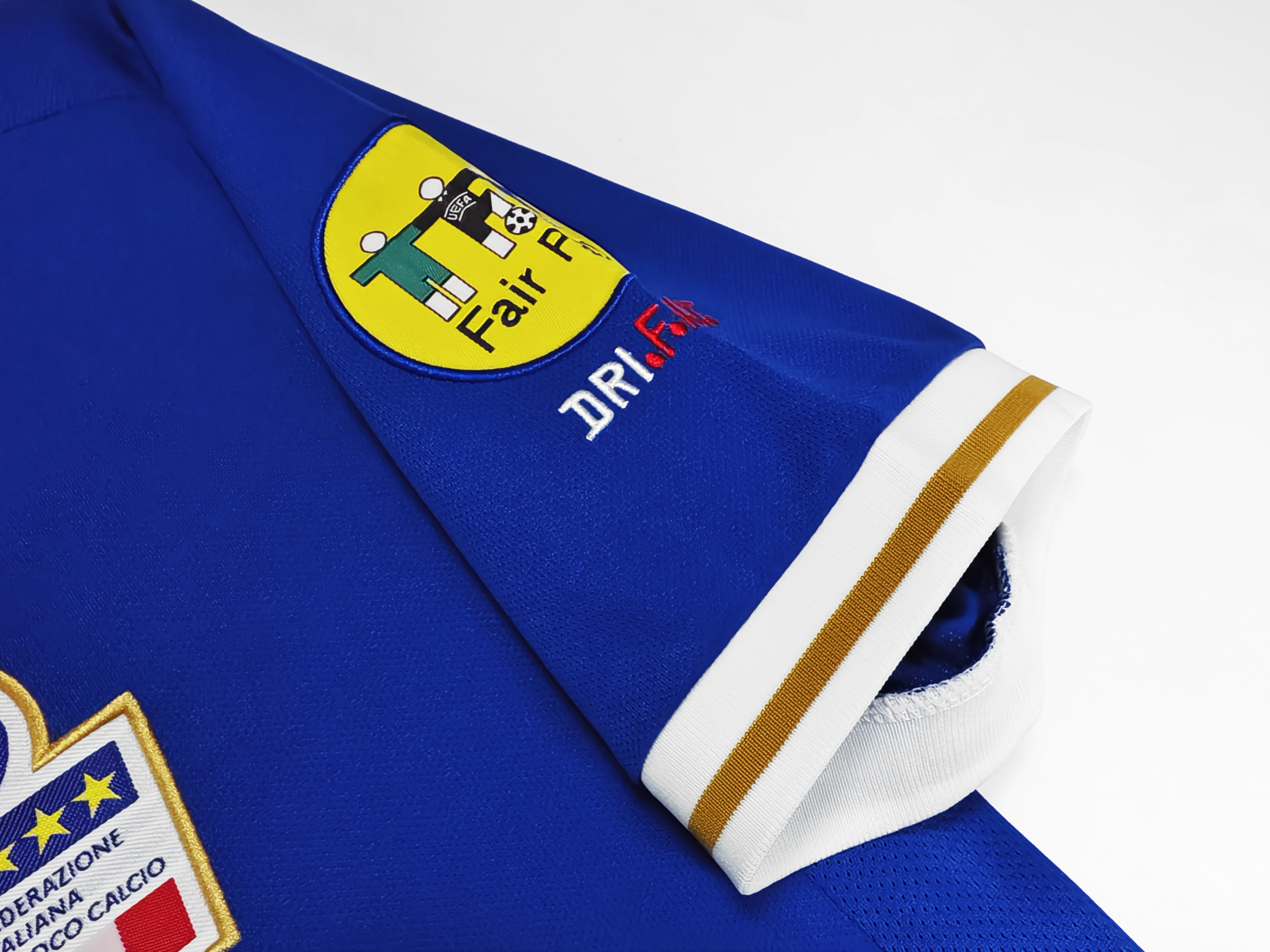 Retro  Italy 1996 Home Blue with badges