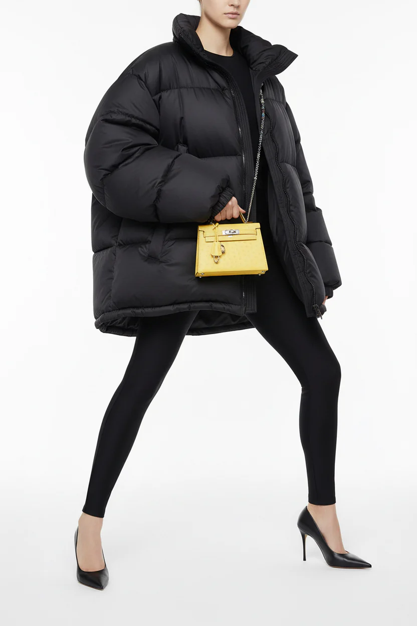 Hermès Kelly 20 Mini II Sellier Jaune Citron Ostrich Palladium Hardware
