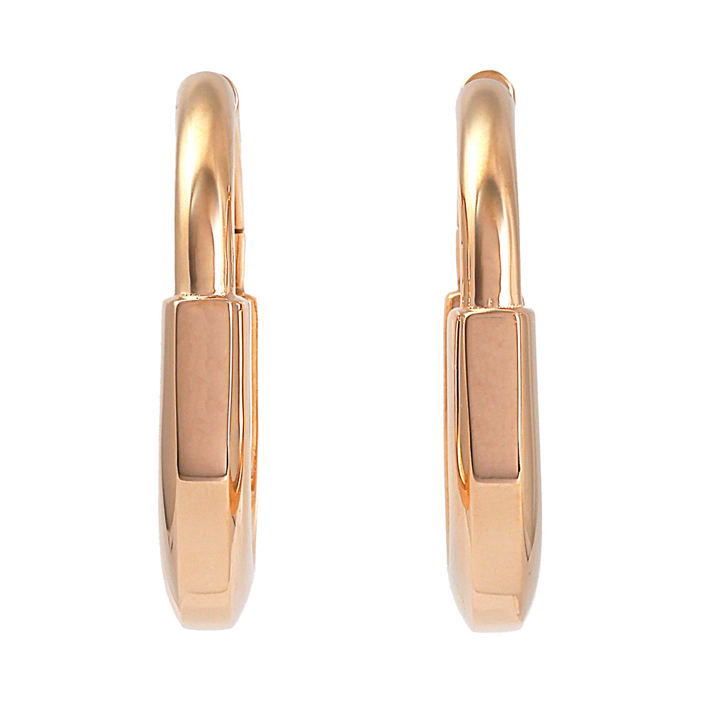 Tiffany & Co. Lock M Earrings 18K Rose Gold 72342836