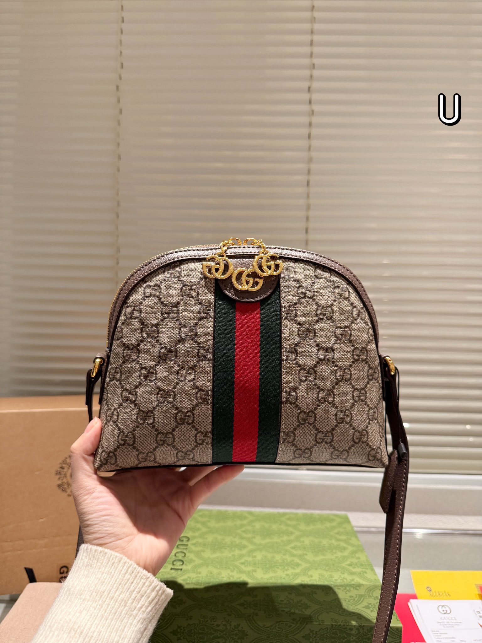 Gucci oidia Shell bag - cnluxepick