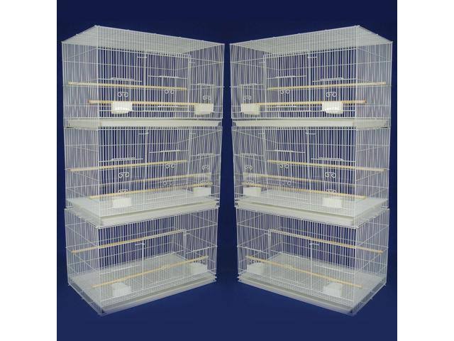 Yml Lot of 6 Small Breeding Cages White