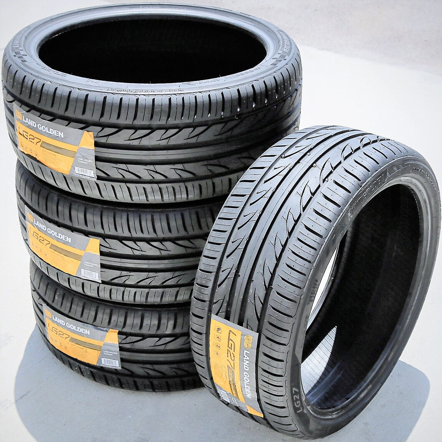 A set of four (four) 245/30R20 ZR 97W XL A/S performance tires fit: 2015 Lamborghini Huracan LP610-4, 2018 Lamborghini Huracan LP610-4 Spyder