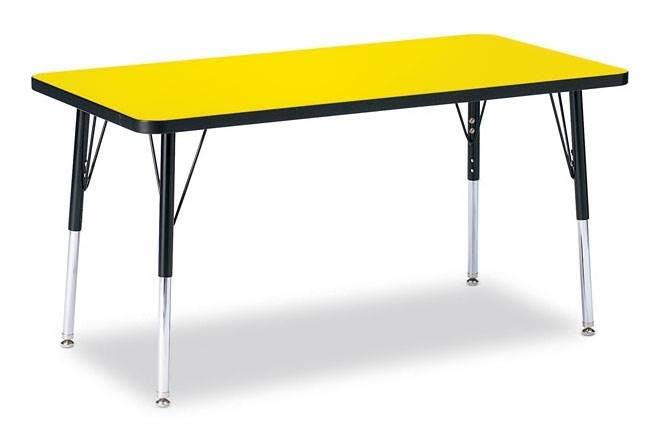 Berries Rectangle Activity Table Adult 30x72x22 Gray