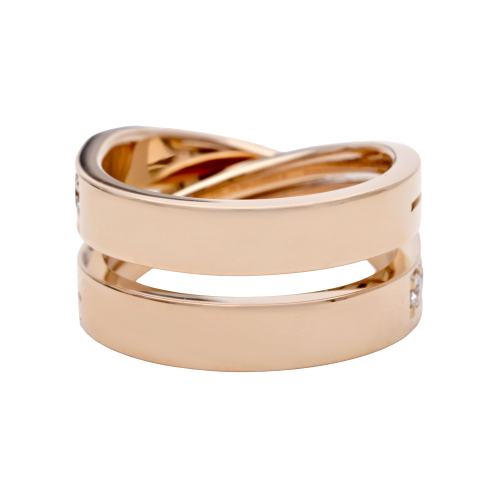 Cartier Ethancel Do Ring 18K Rose Gold Diamond B4095700