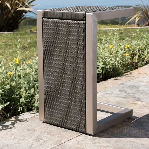 Lightweight and Stable Frame With Clean,Precise Lines Side Table Finished with a Sleek Aluminum Frame