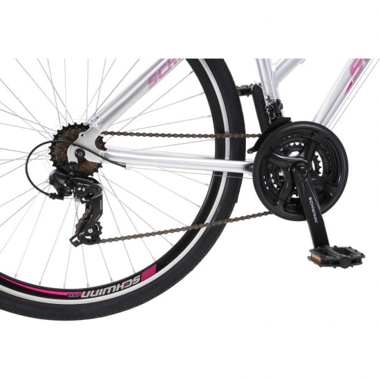 700C Connection Women’s Multi-Use Bike, Silver