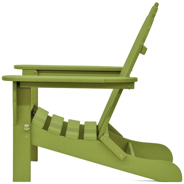 Nelson Recycled Plastic Folding Adirondack Chair by Havenside Home