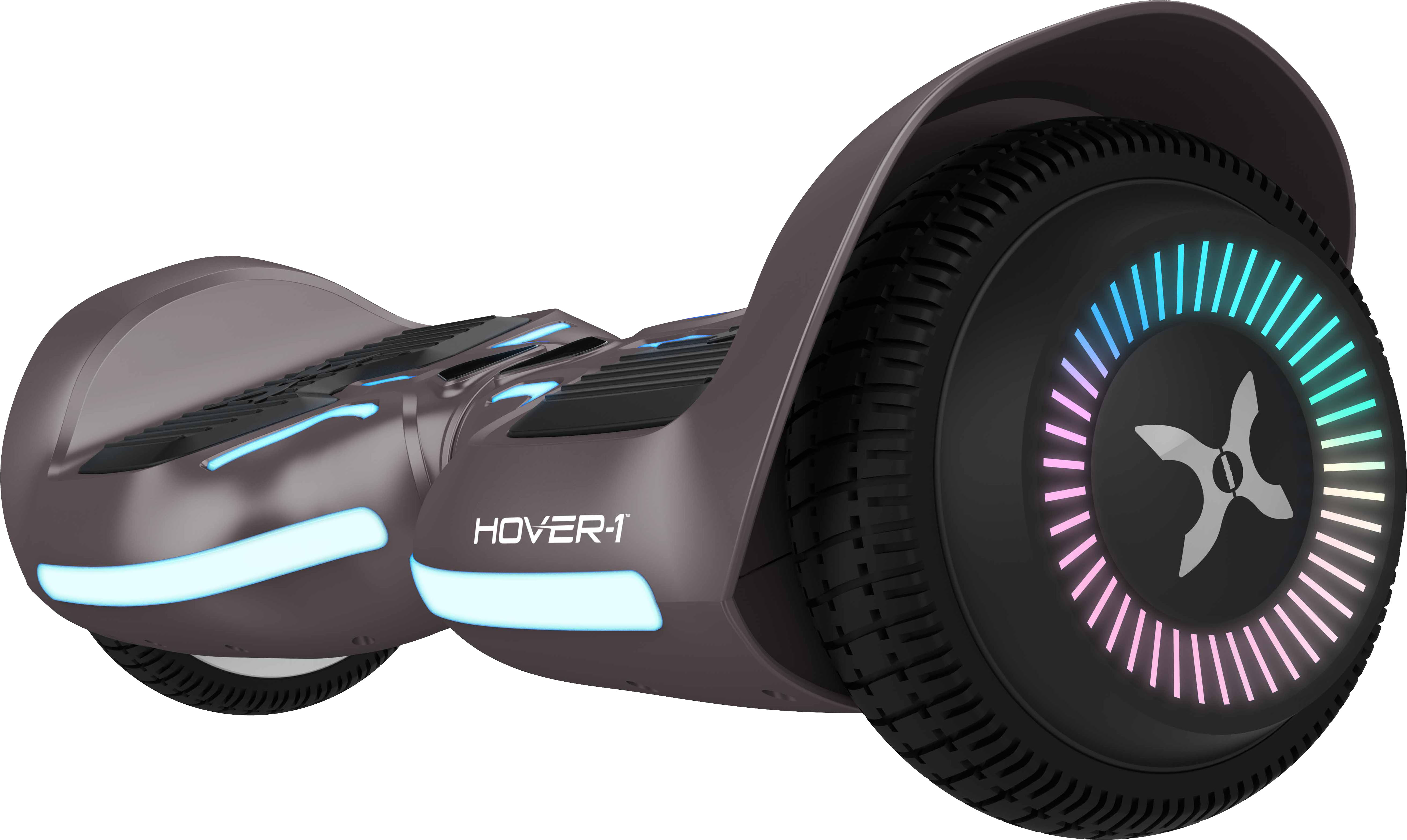 Hover-1 - Ranger Electric Self-Balancing Scooter w/6 mi Max Range & 7 mph Max Speed- Premium Bluetooth Speaker - Gray