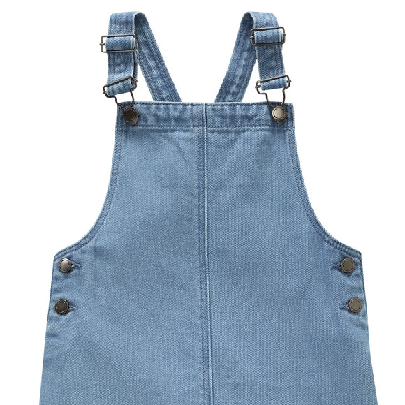 Topolino Mädchen Jeanslatzkleid mit Stickerei