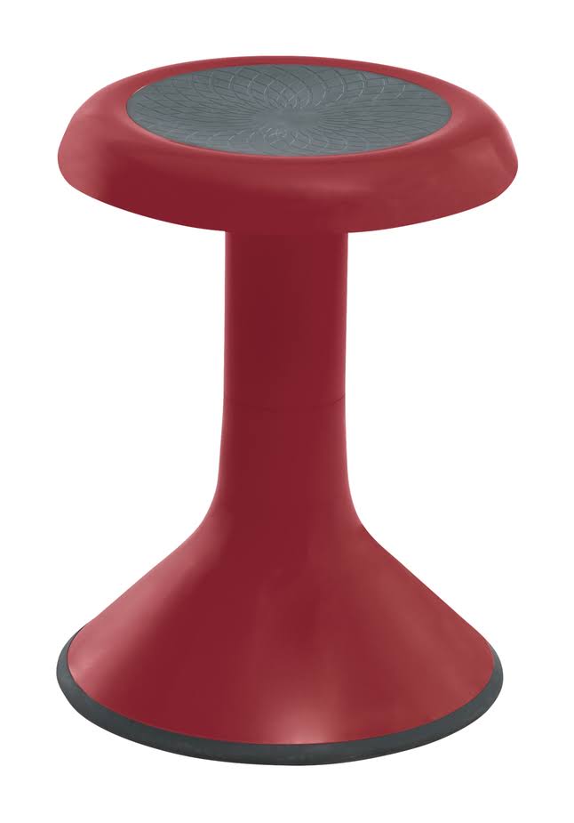 Classroom Select NeoRok Motion Stool, Active Wobble Seating, 18-1/2 inch Seat Height, Paprika, Gold | Nylon | Choose A Color | L