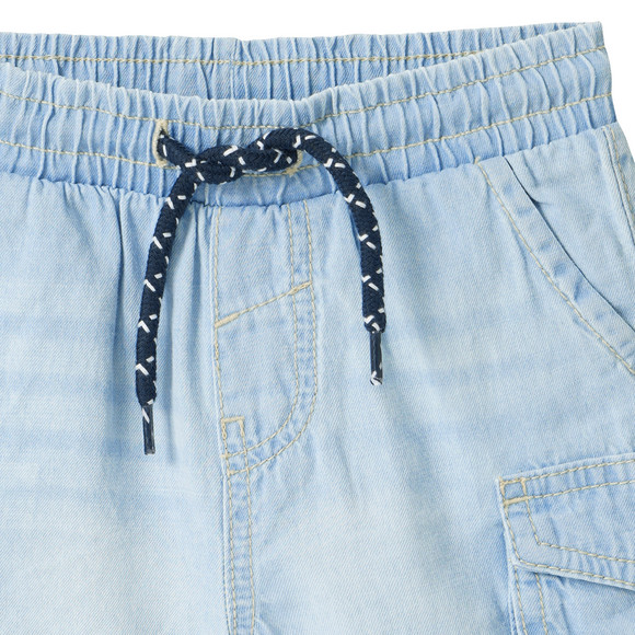 Topomini Baby Denim-Shorts mit Cargo-Taschen