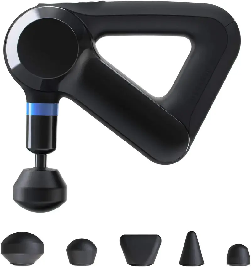TheraGun Elite 5th-Gen Percussion Massager – Ultra-Quiet Deep Tissue Relief Device with Bluetooth, USB-C Charging, and Full-Body Mobility Support
