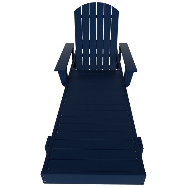 Polytrends Altura Poly EcoFriendly All Weather Reclining Chaise Lounge with Arms