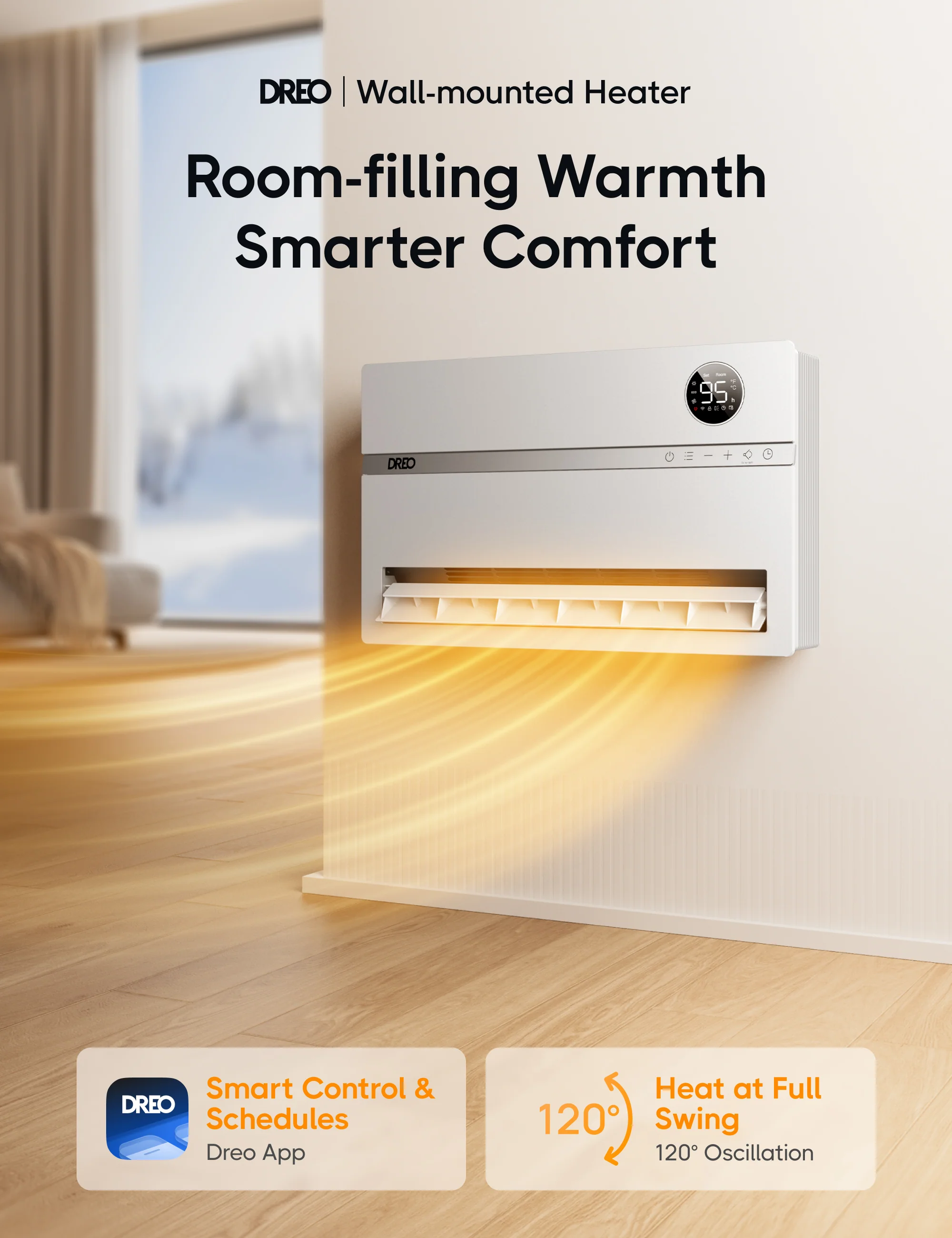 Smart Wall-mounted Heater WH719S