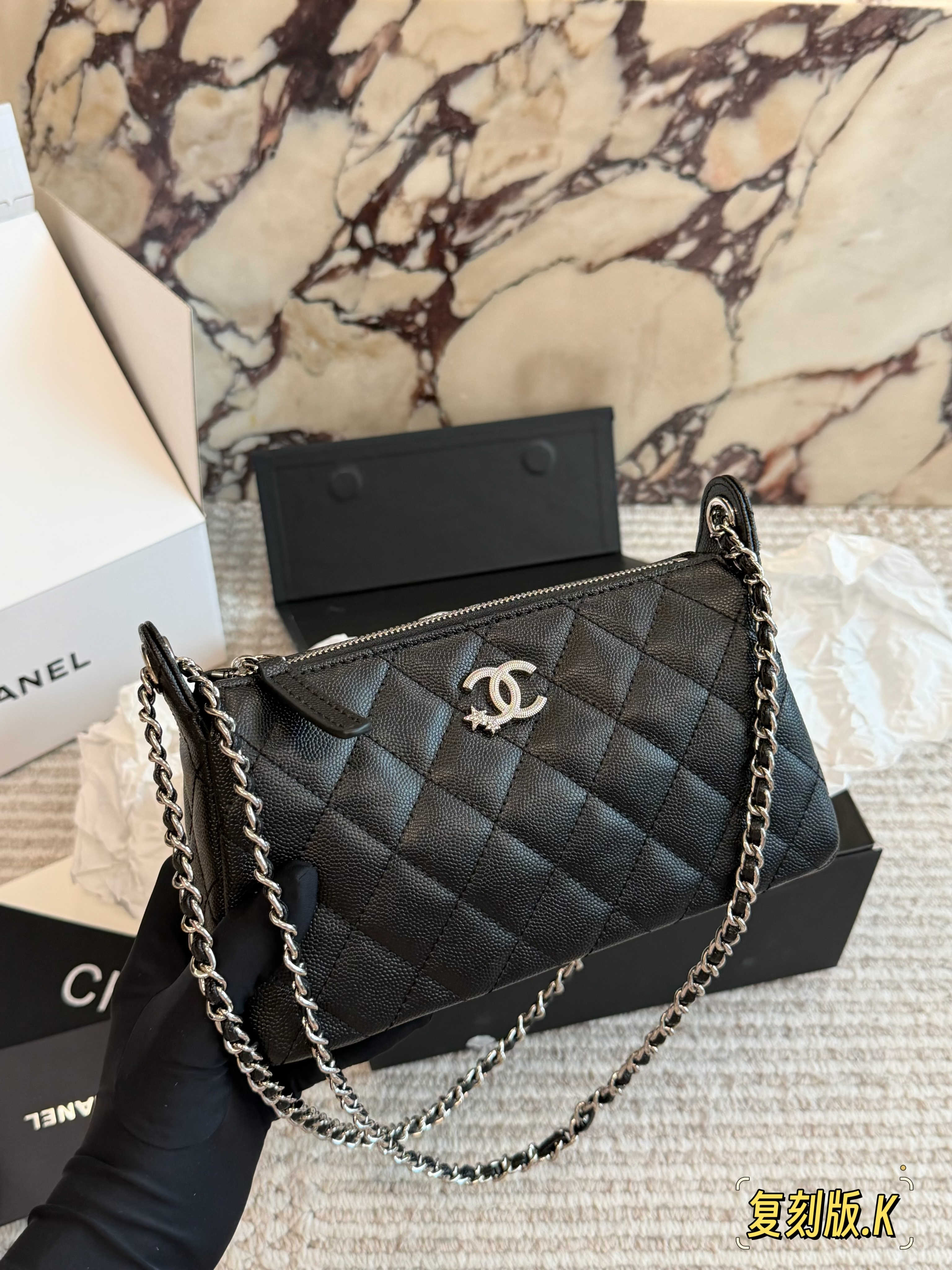 Chanel 25A Mahjong Bag - cnluxepick