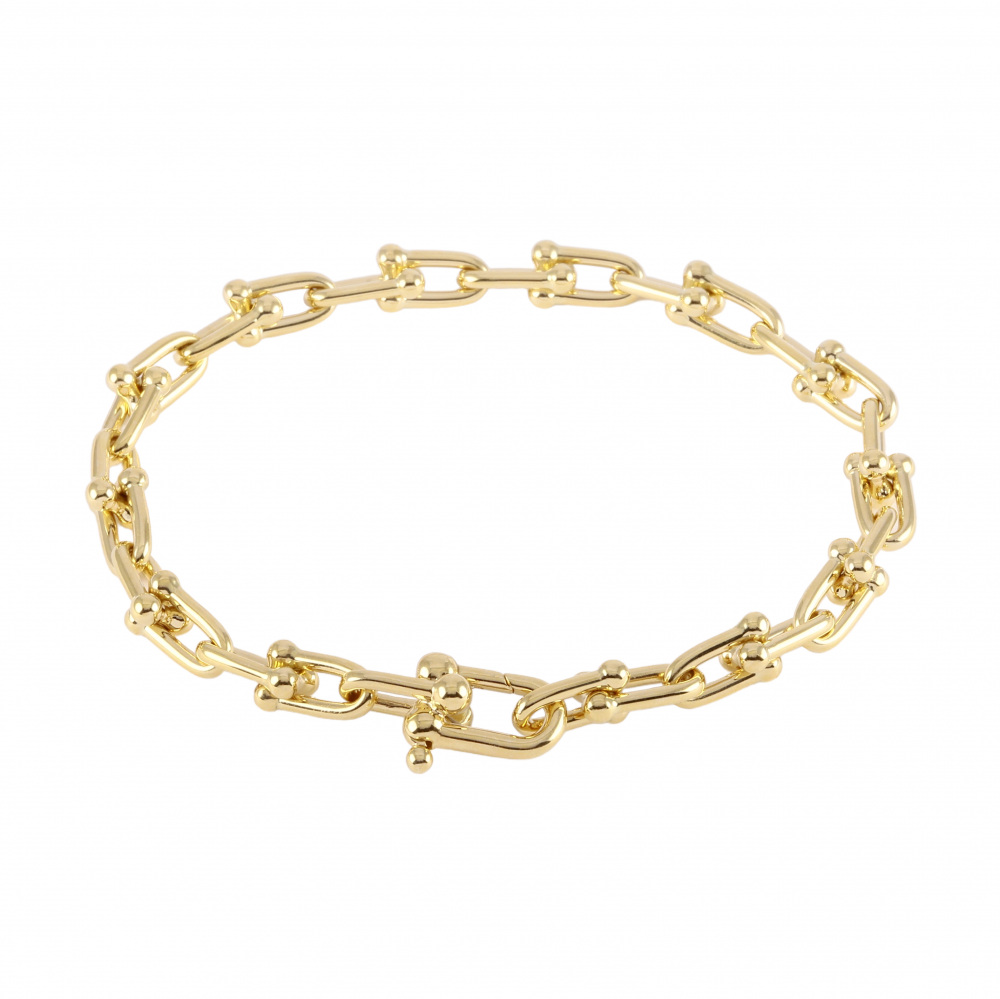 Tiffany & Co. Hardware Bracelet 18K Yellow Gold