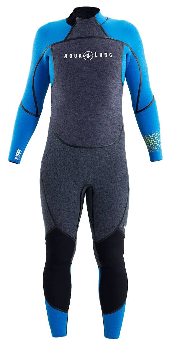 Aqua Lung Men&s 3mm Aquaflex Wetsuit Grey/Blue / 2XL