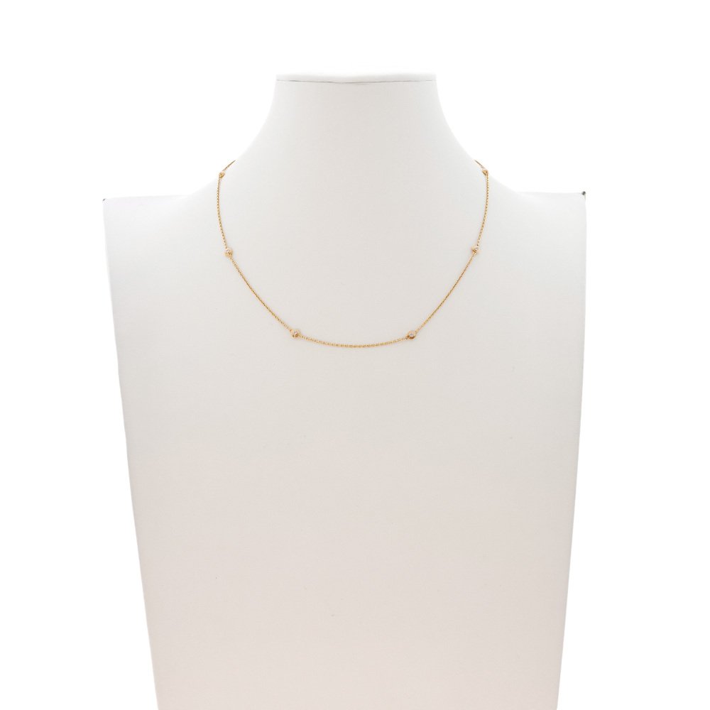 Cartier Diaman Leger Necklace 18K Rose Gold Diamond B7218700
