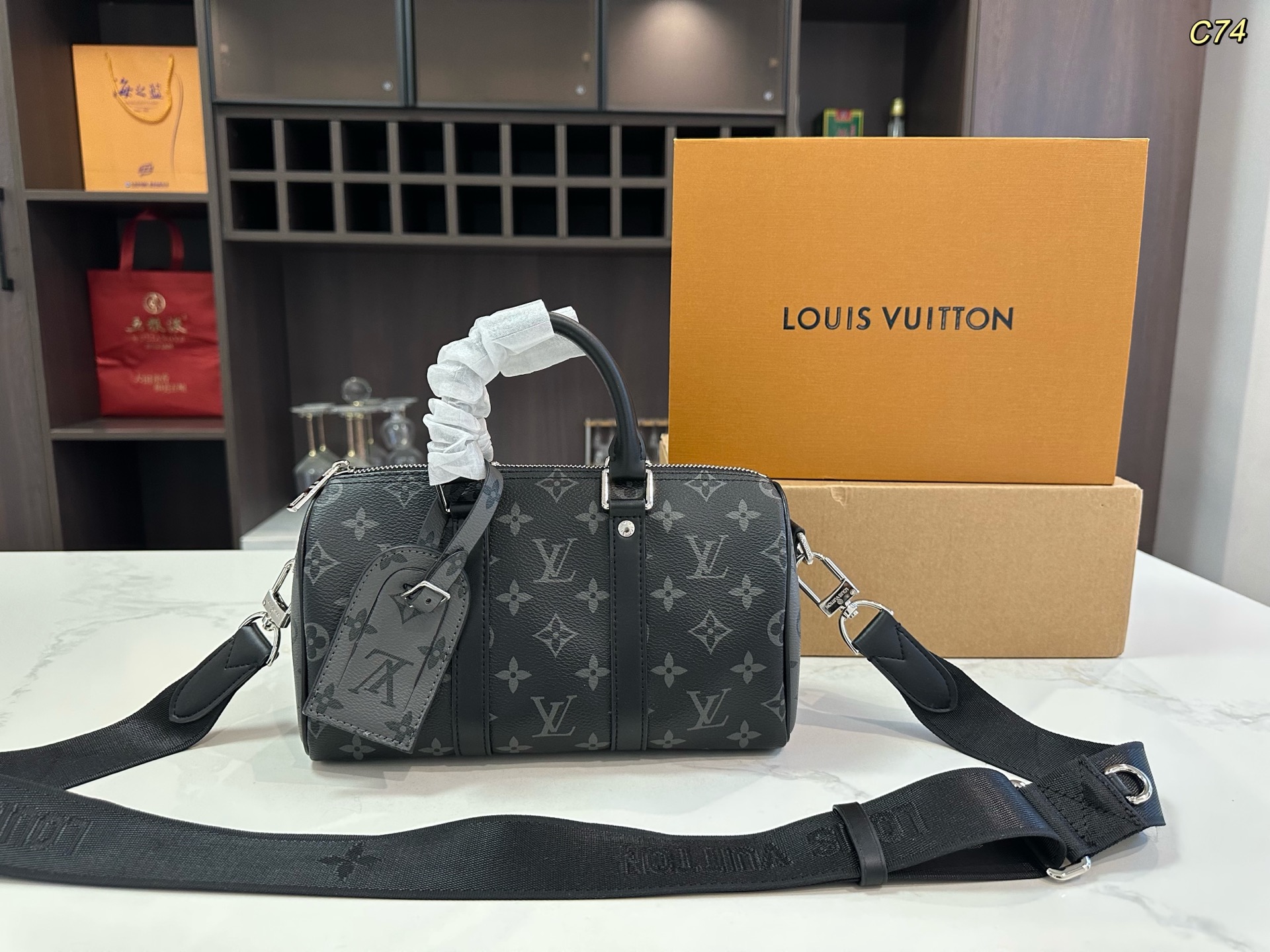 LV X Nigo Keepall 25 Pillow Bag - cnluxepick