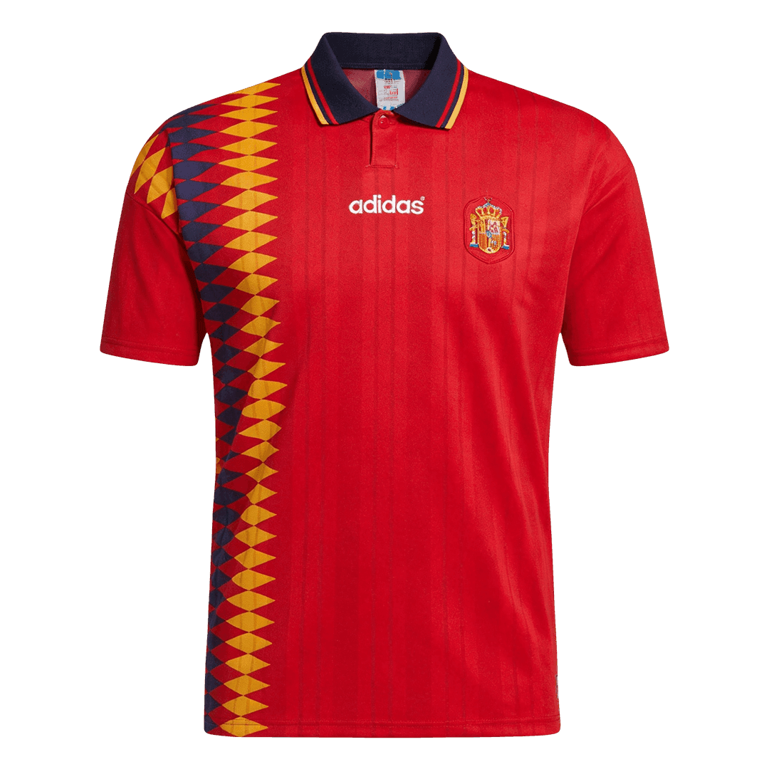 Retro Soccer Jersey Spain Home World Cup 1994