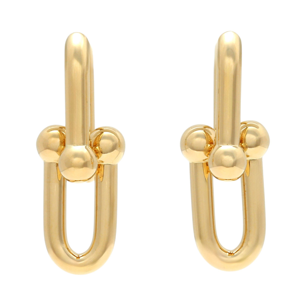 Tiffany & Co. Hardware Link Earrings 18K Yellow Gold 73584531
