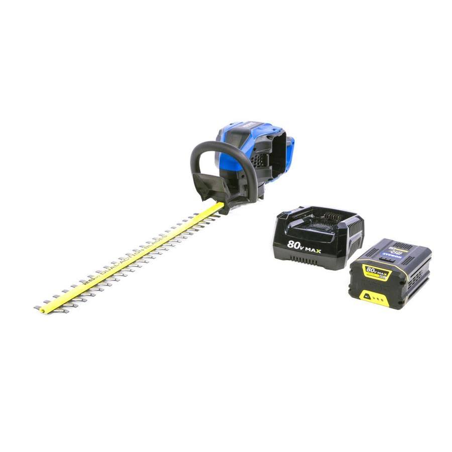 g Kobalt 80-Volt Max 26-in Dual Cordless Electric Hedge Trimmer (Battery Included) KHT 2680A-08