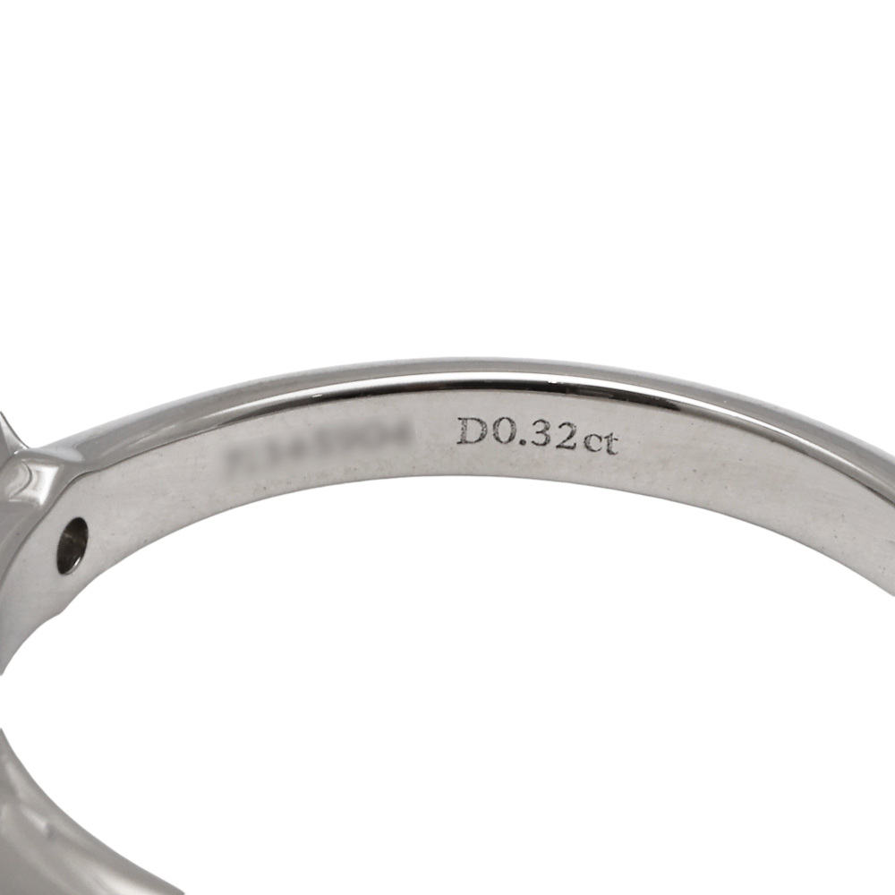 Tiffany & Co. Knife Edge Ring Platinum Diamond
