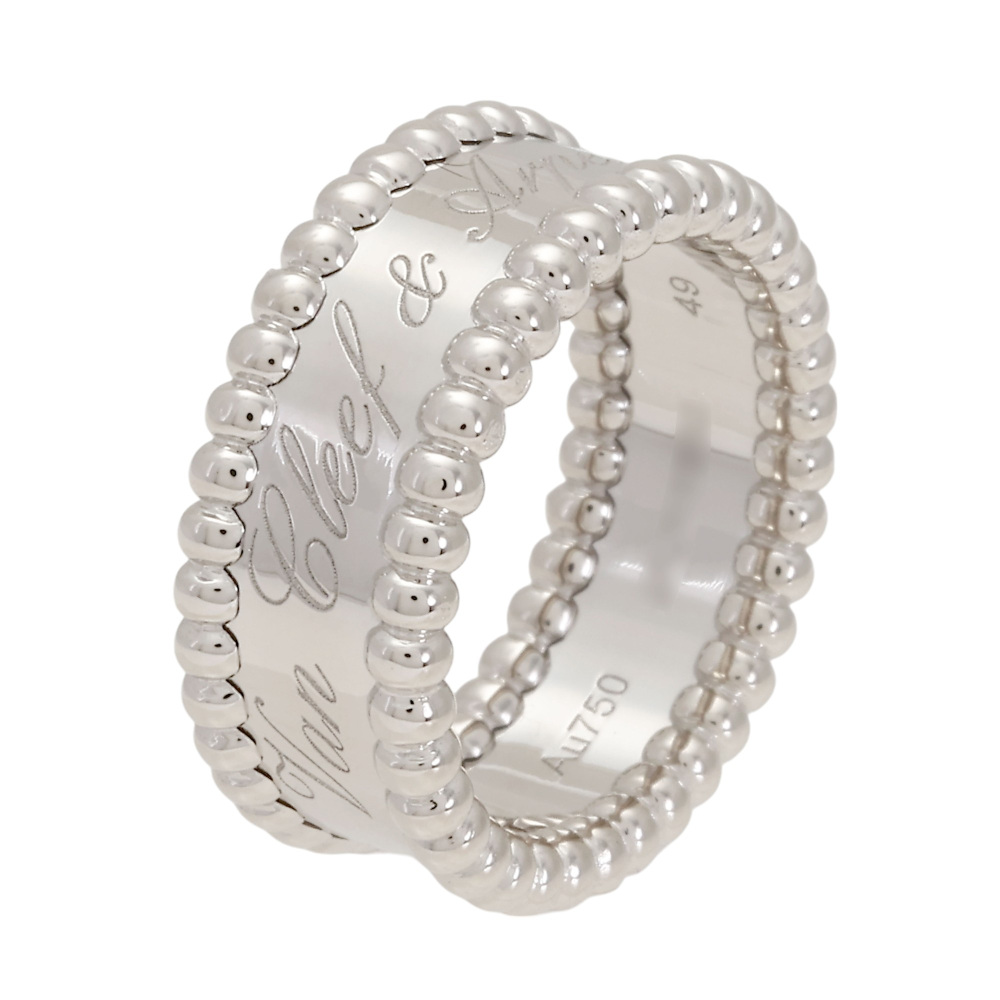 Van Cleef & Arpels Perlet Senior Tulle Ring 18K White Gold VCARN32300