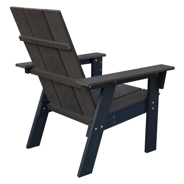 AllWeather Polystyrene Wood Layton Adirondack 3pc Set