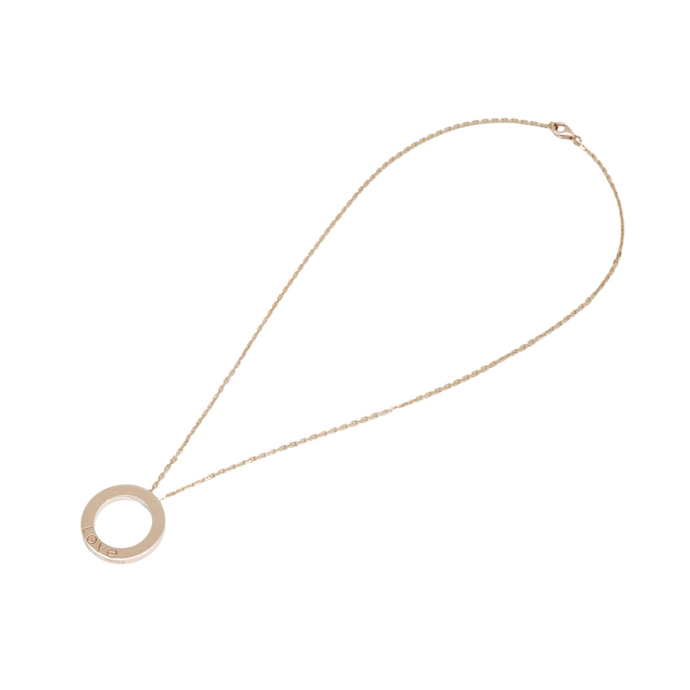 Cartier Love Necklace 18K Rose Gold Diamond B7014700