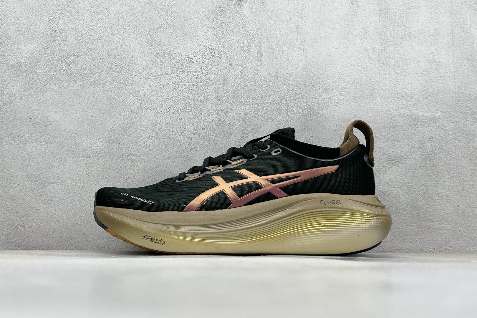 ASICS Gel Nimbus 27 Platinum Black/Beet Juice 1012C095-001