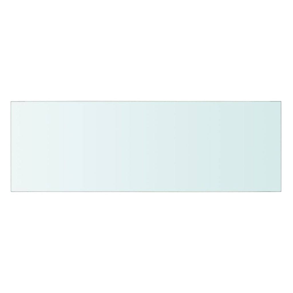 vidaXL Shelves 2 Pcs Panel Glass Clear 43.3x22x7.9x22