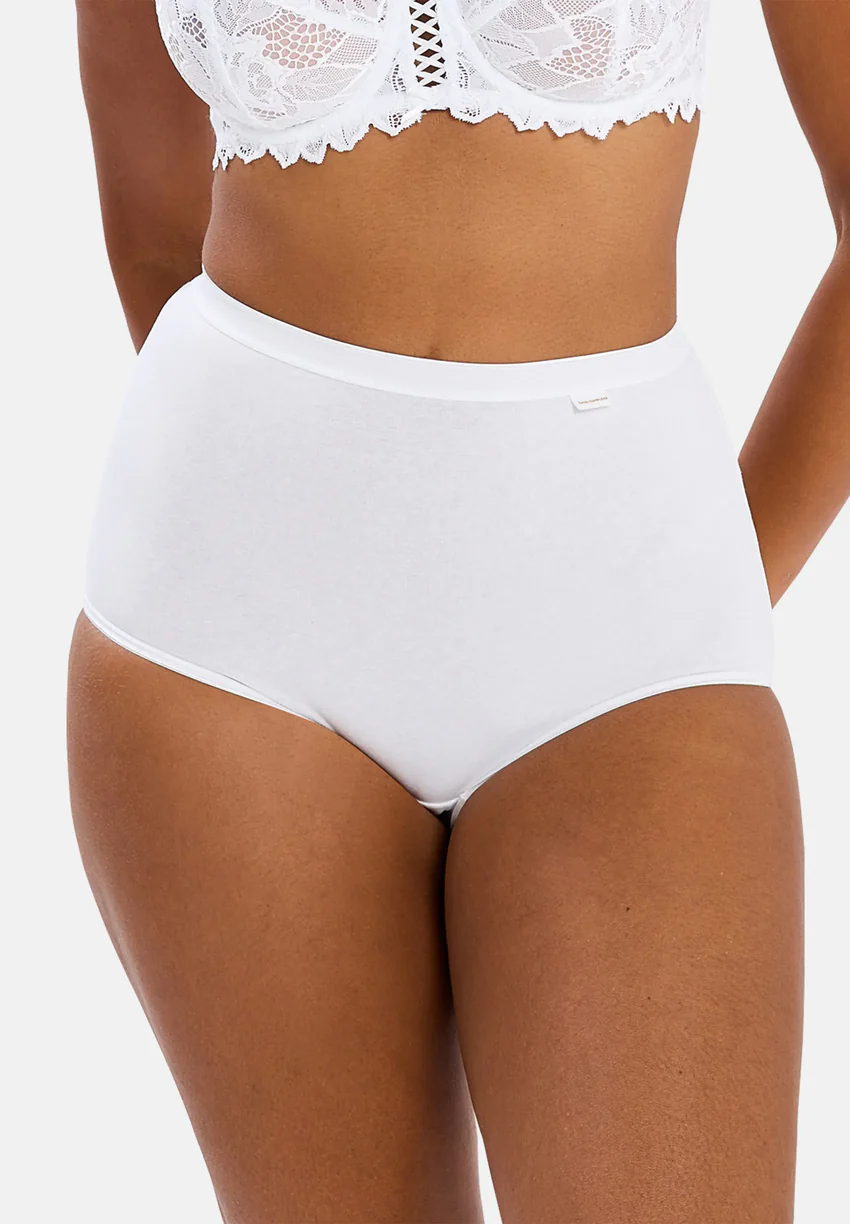 Lot de 3 culottes Simplement Coton B Blanc