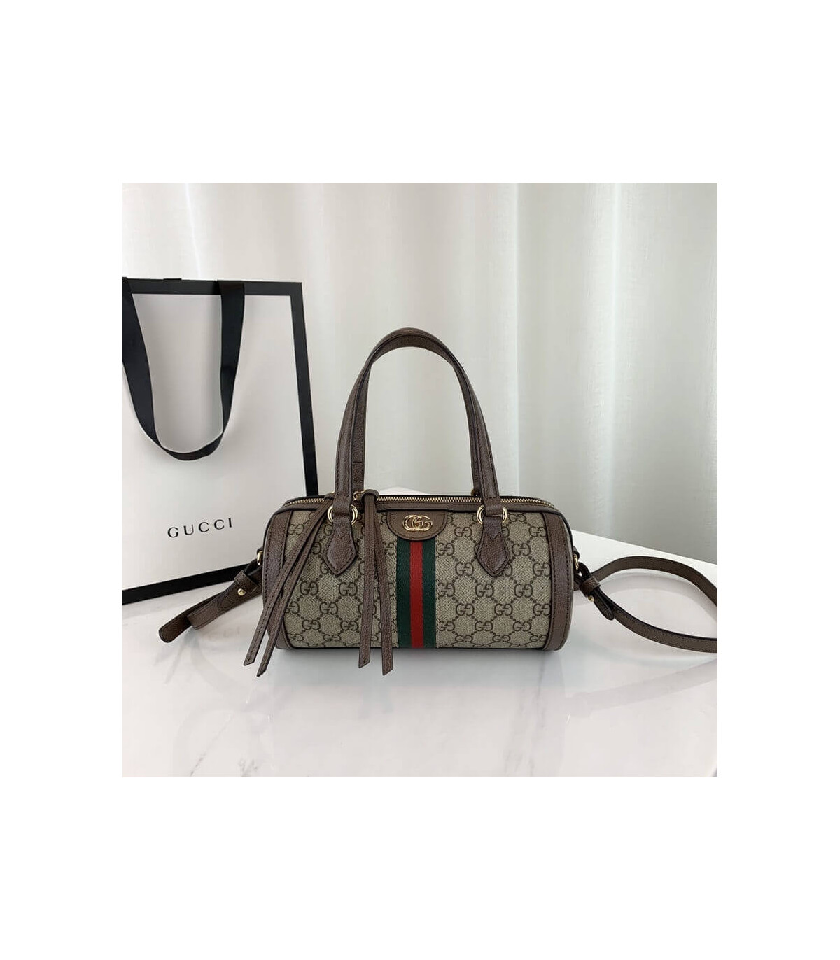 Gucci Ophidia GG Small Boston Bag
