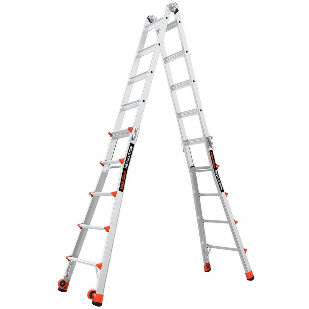 22-ft Aluminum 300-lb Telescoping Type IA Multi-Position Ladder;