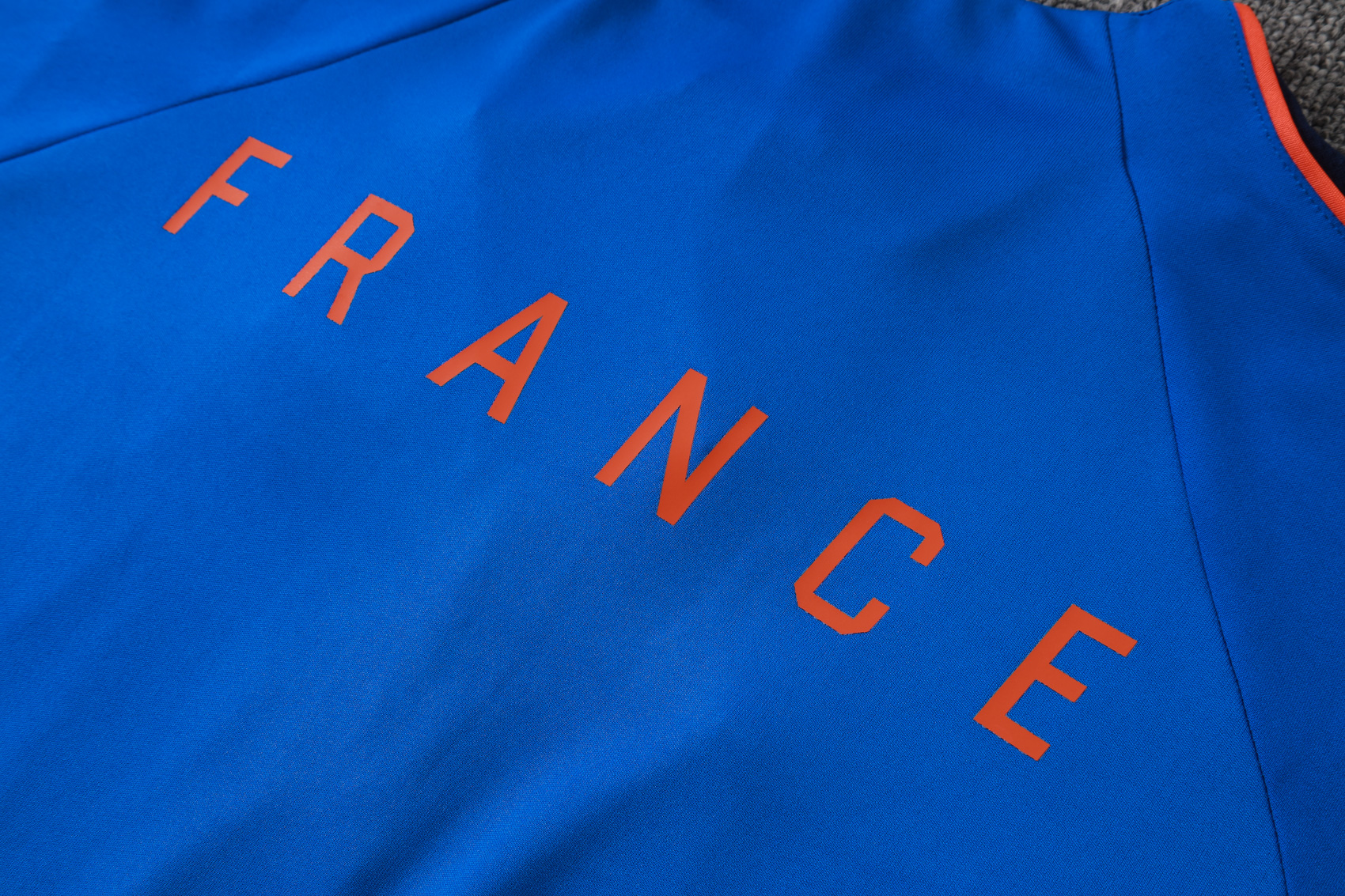 France 26/27 Half Zipper Training Suit - Blue 4