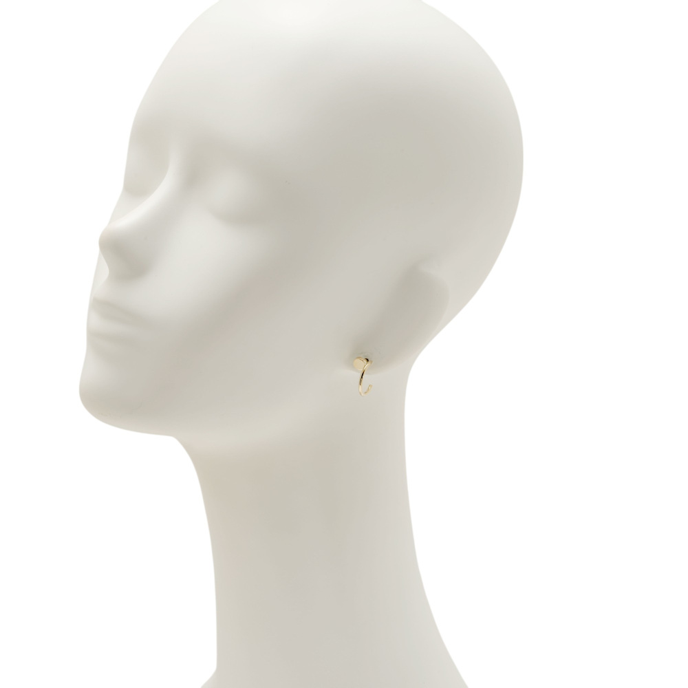 Cartier Juste un Clou Hoop Earrings 18K Yellow Gold B8301235