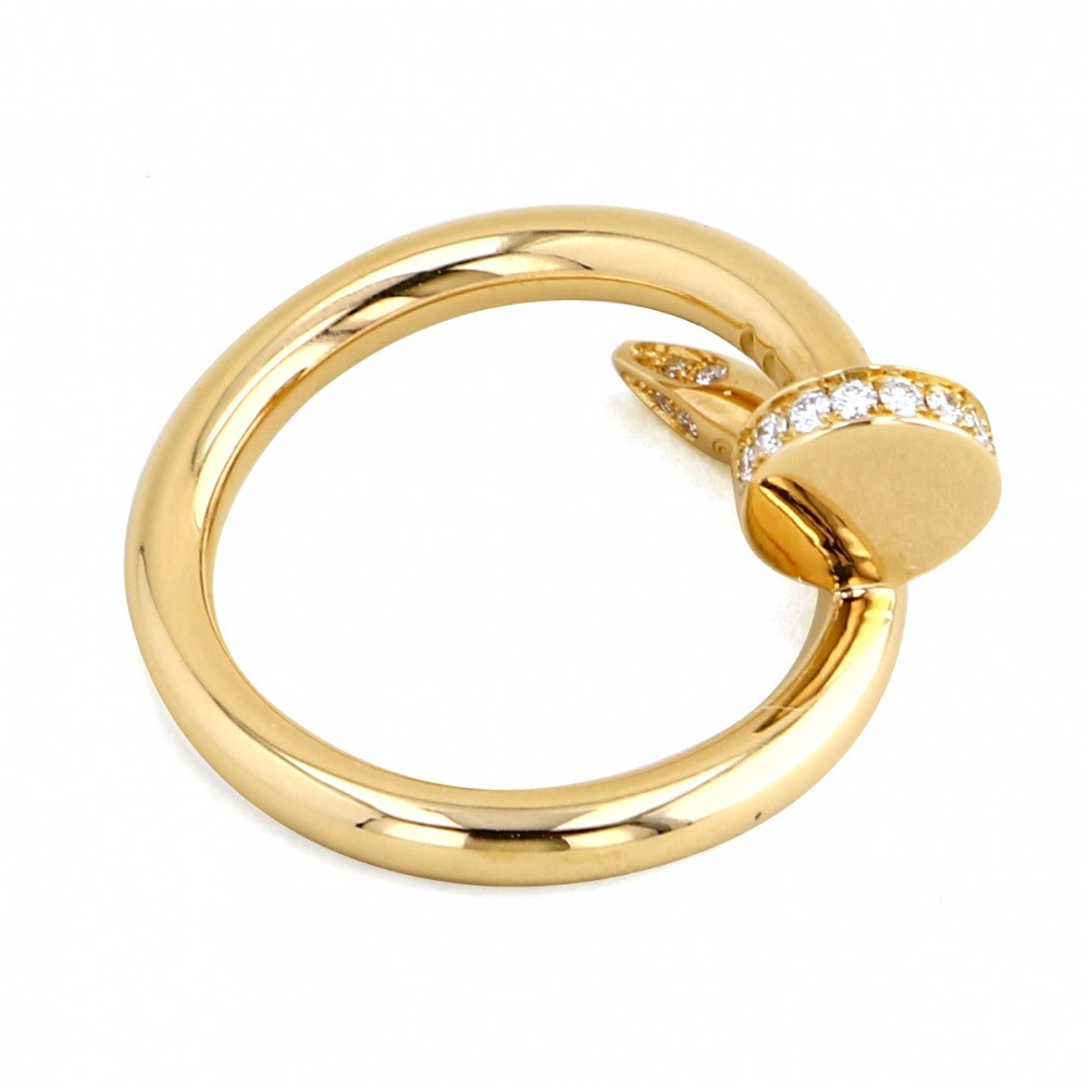 Cartier Juste un Clou Ring 18K Rose Gold Diamond