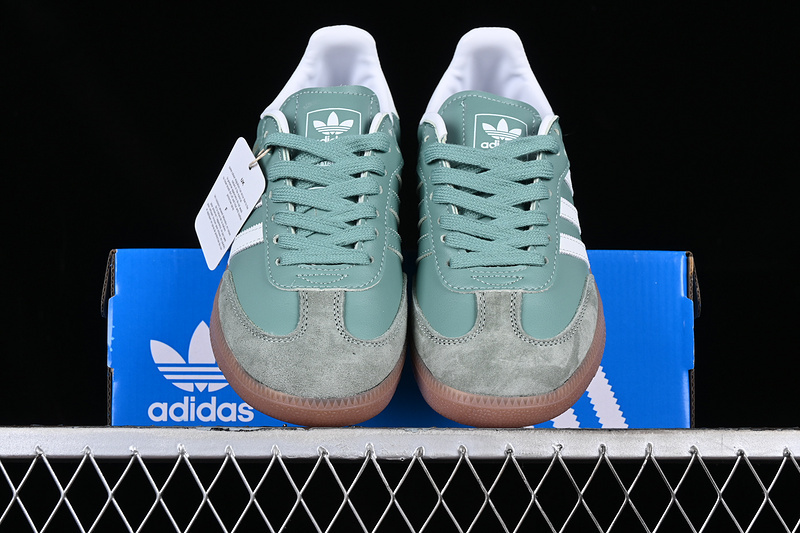 Adidas Samba Vegan White/Green/Brown IE7011