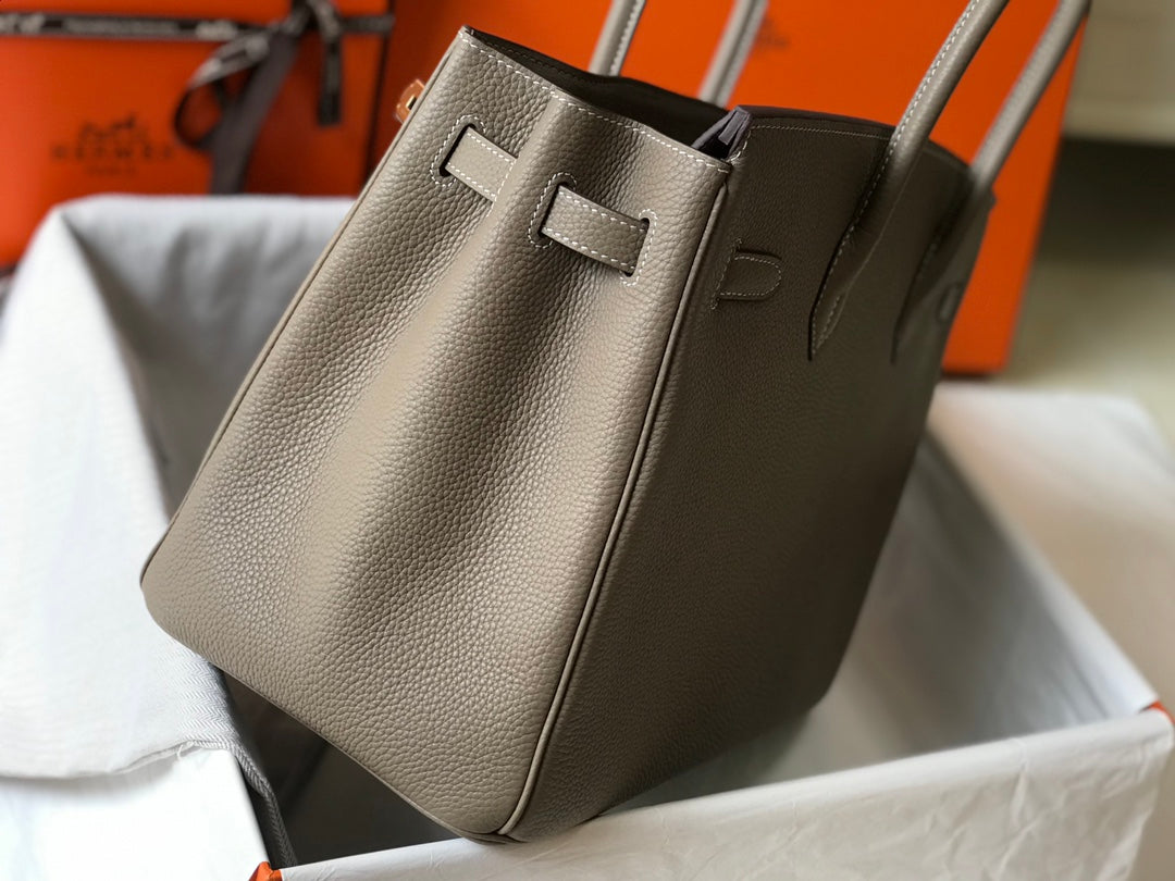 Hermes Birkin 35Cm Brown Togo Leather Gold Hardware