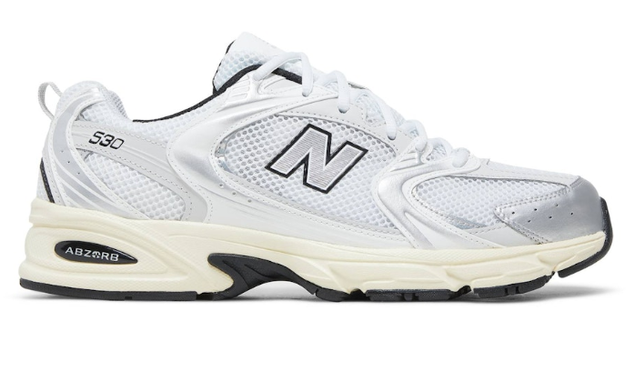 New Balance 530 Silver Cream MR530TA Casual Running Shoes