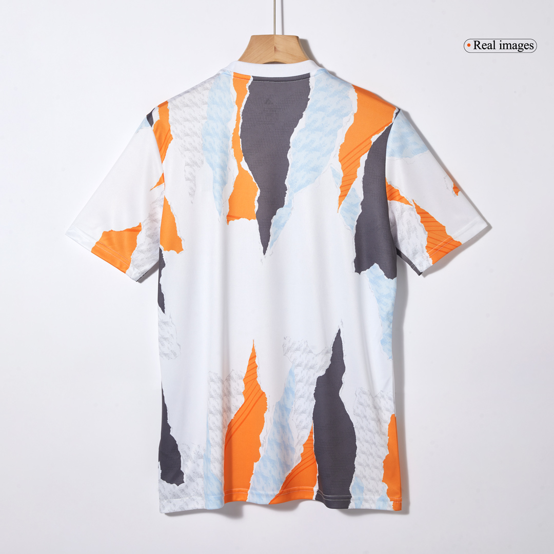 Real Madrid Pre-Match Soccer Jersey White