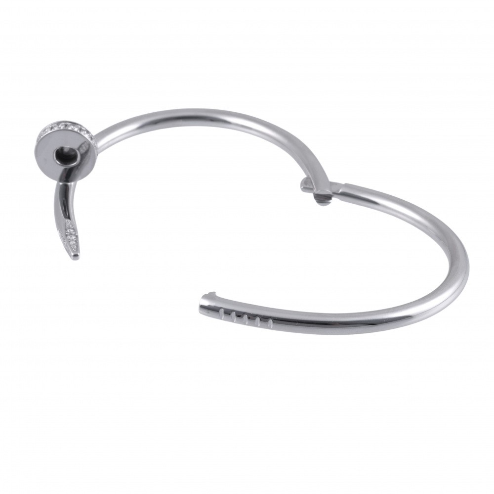 Cartier Juste un Clou Bracelet 18K White Gold Diamond B6048700